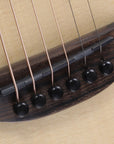 Black bridge saddle Tusq 6 string
