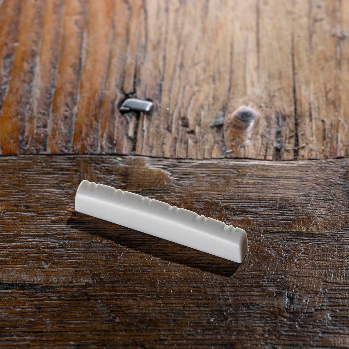 White Tusq nut for 12 string