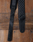 Black Quilted Vegan Strap