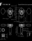 Dimensions Machine head Gotoh SE700