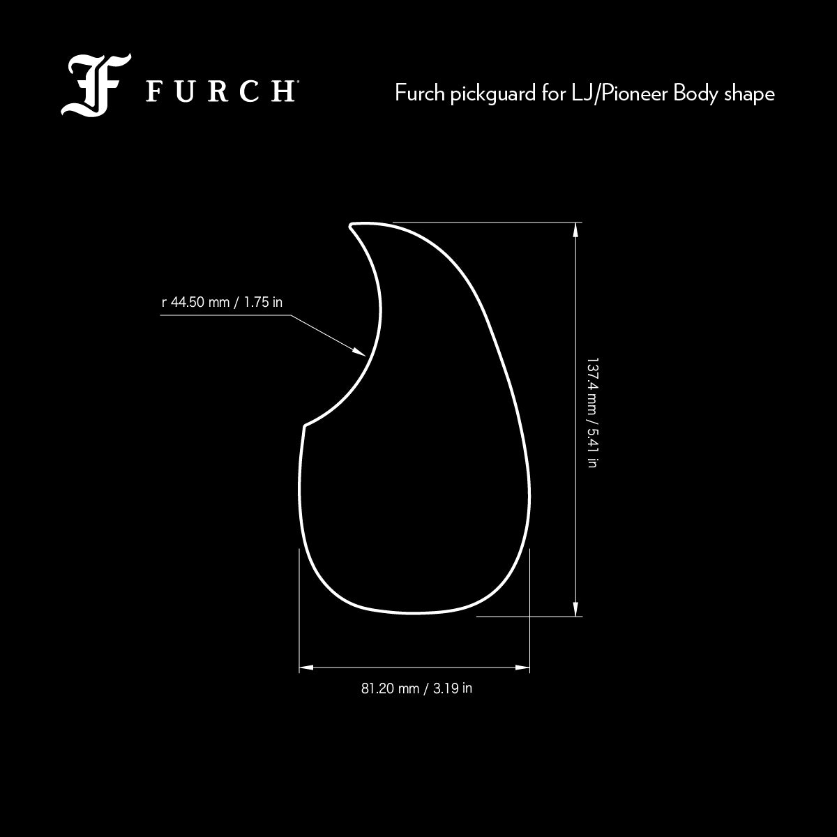 Pickguard Clear - Furch