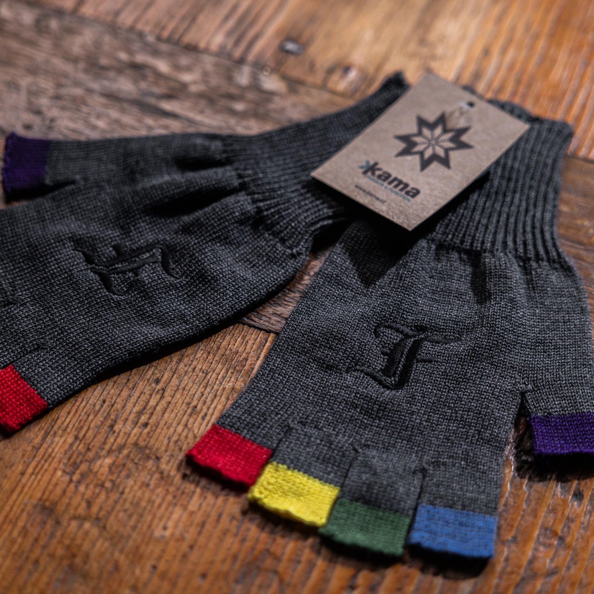 Pletené merino rukavice Furch