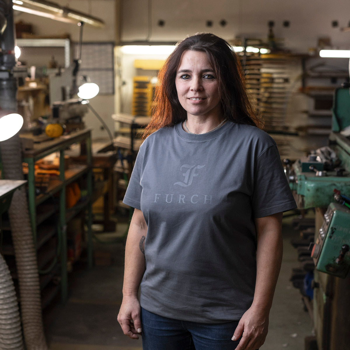 Gray T-shirt with logo W