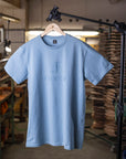 Blue T-shirt with logo