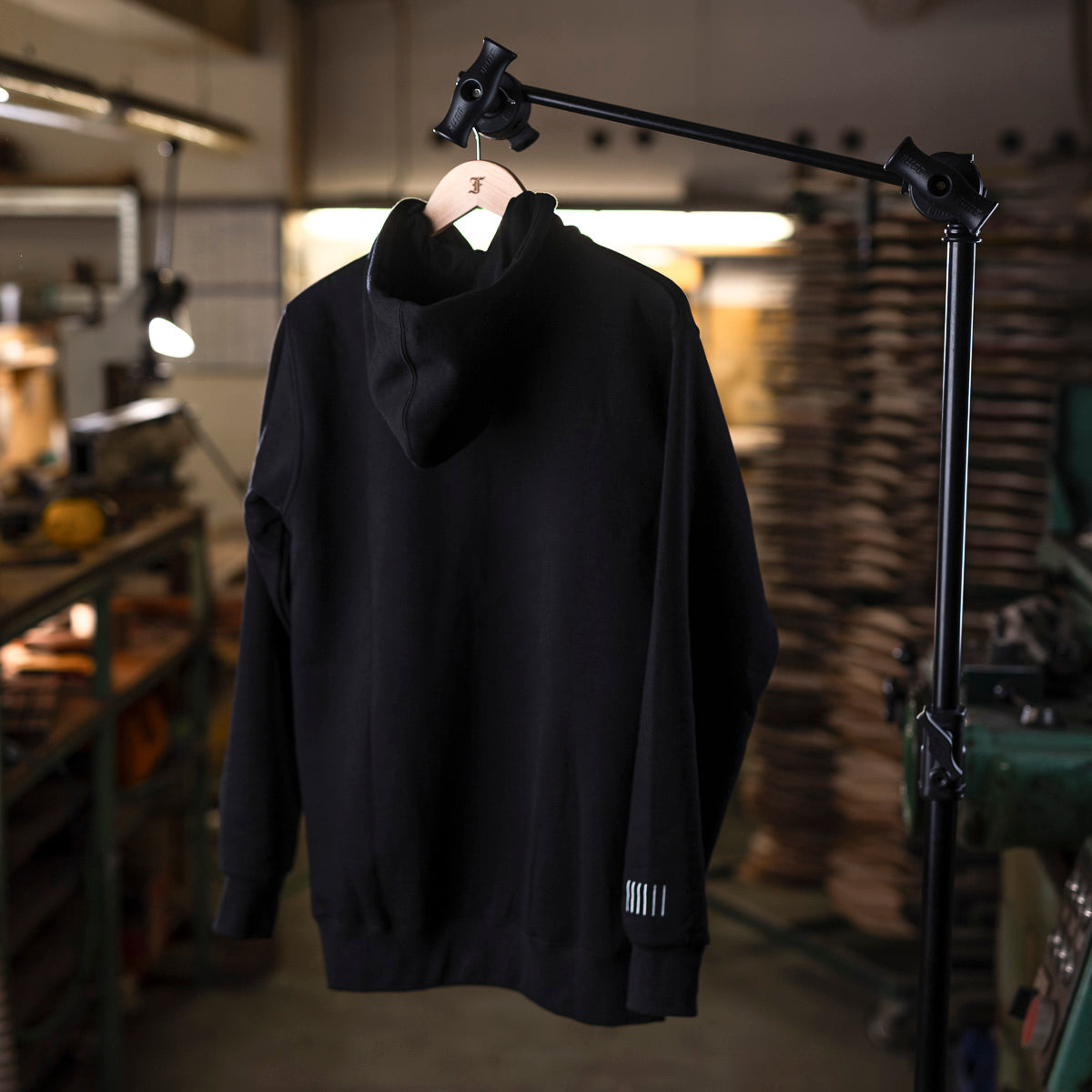 Black hoodie