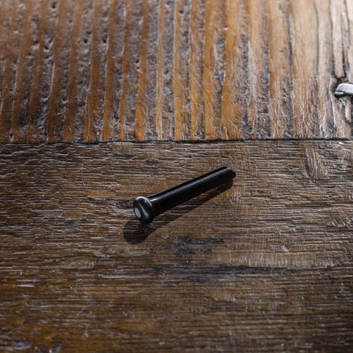 Bridge pin ebony with pearl dot
