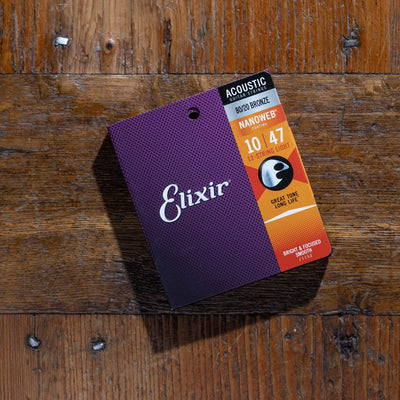 10-47 Light 12 string, Bronze - Elixir