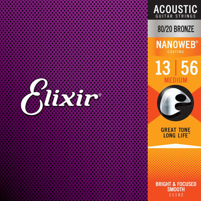 13-56 Medium, Bronze - Elixir