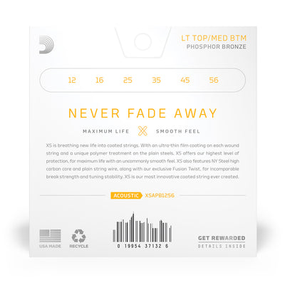 12-56 Light Top/Medium bottom, XS - D'Addario