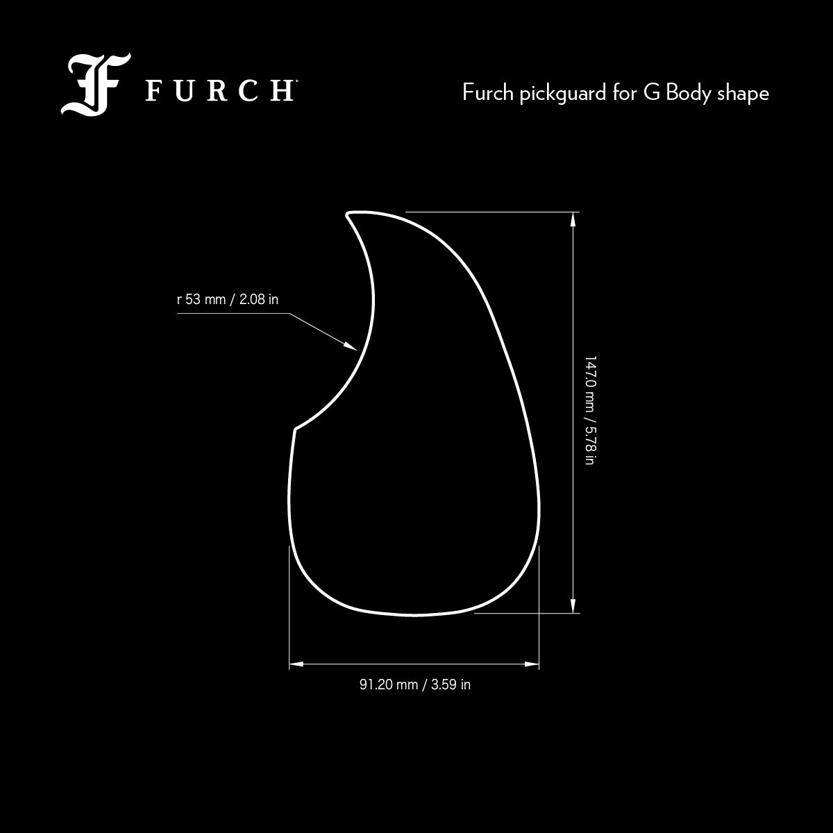 Pickguard Clear - Furch
