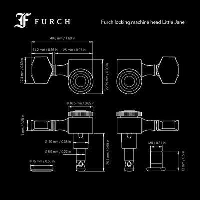 Furch locking machine head Little Jane