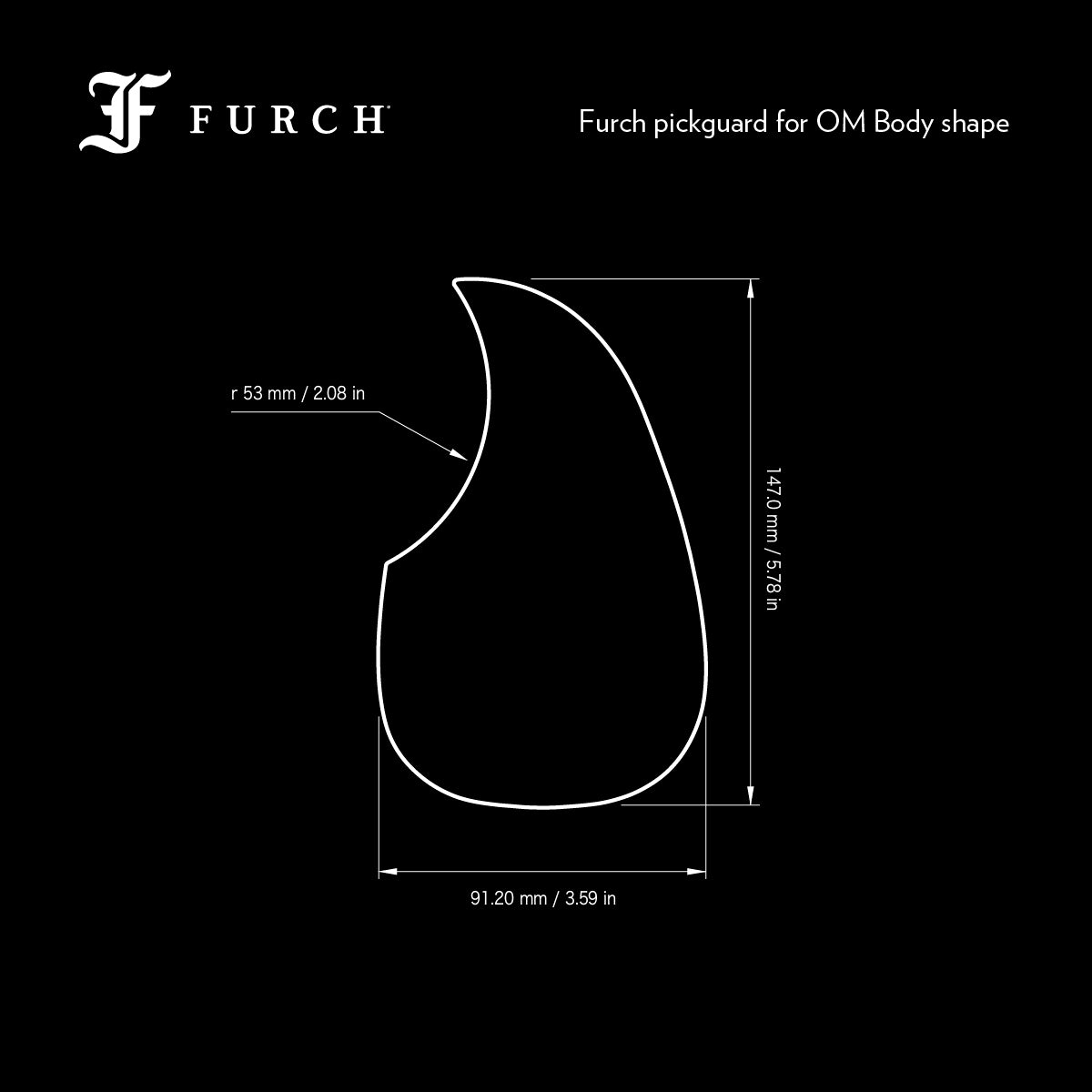 Pickguard Clear - Furch