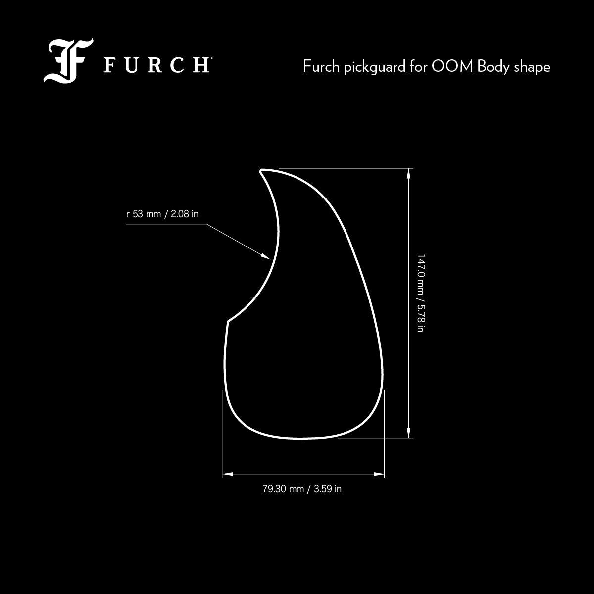 Pickguard Clear - Furch