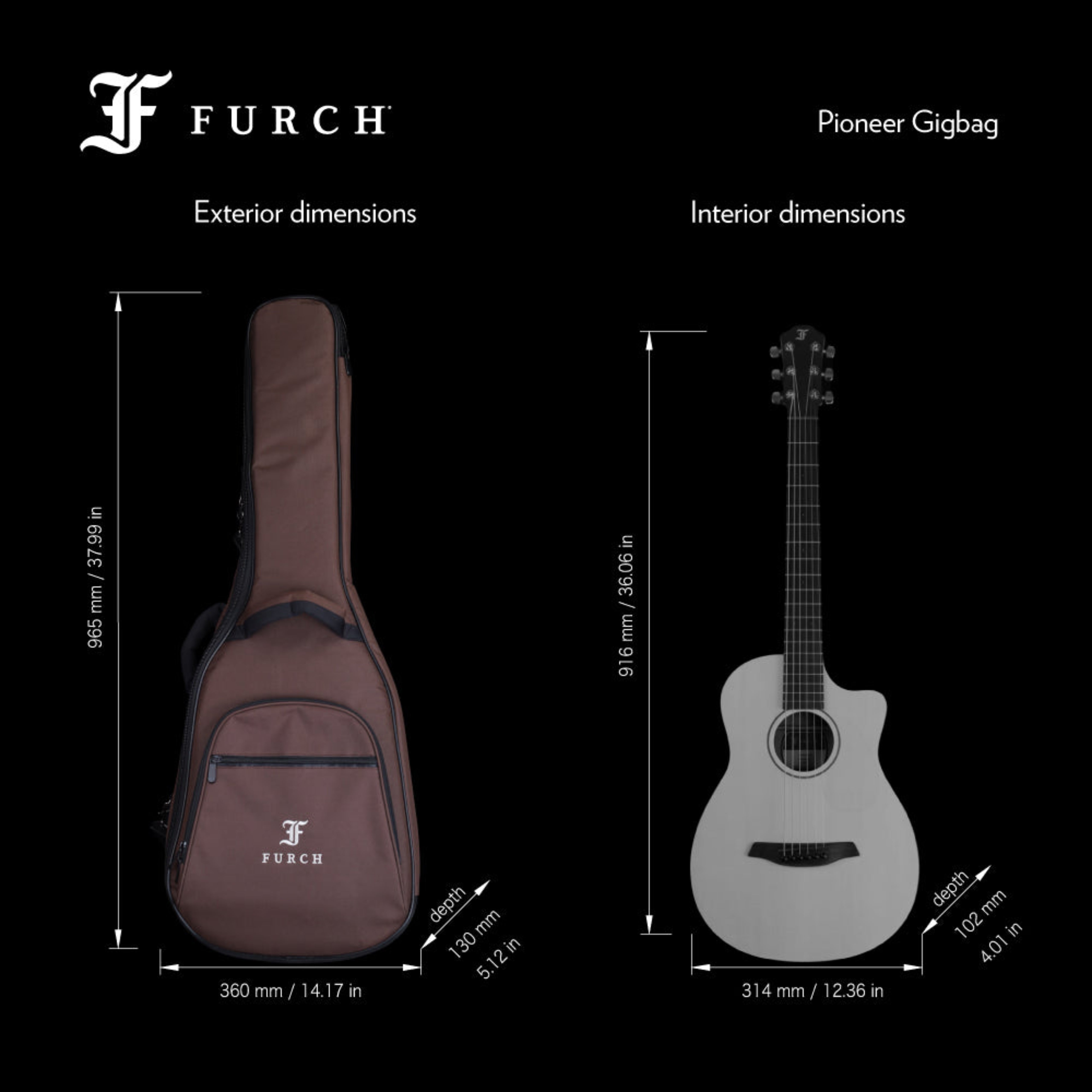 Pioneer gigbag - Furch