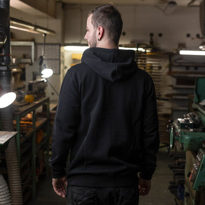 Black hoodie