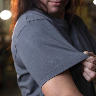 Gray T-shirt with logo W