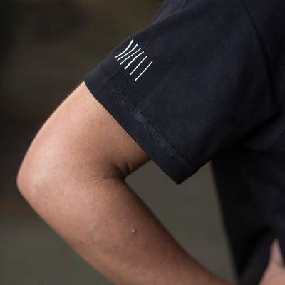 Black T-shirt basic W