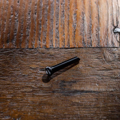 Bridge pin ebony with pearl dot 